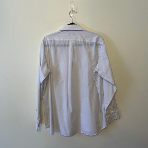 Ampaco Ltd. 16.5/ 34/35 white long sleeve button up blouse corpcore boho classic - Picture 5 of 7